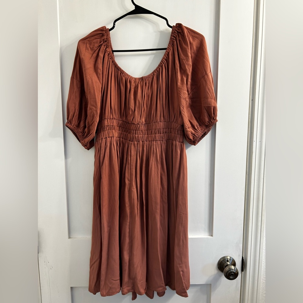 Boheme midi dress for fall